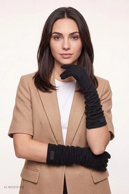 Vivisence 7226 Rękawiczki dzianinowe, black