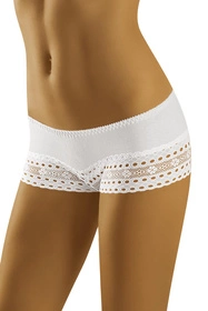 Wol-Bar Eco-Ho Majtki szorty, biały