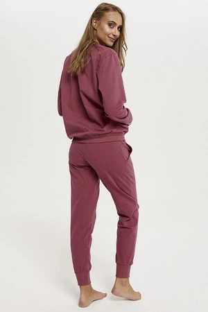 Italian Fashion Panama dł.r. dł.sp. Dres homewear, malina