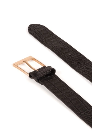 Vivisence P0002 Pasek skórzany, black