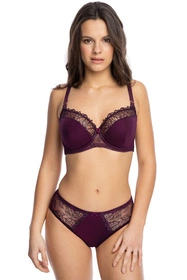 Gaia 1144 Idalia Biustonosz półusztywniany, fioletowy