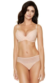 Gorteks Luna/B1 Biustonosz push-up, beżowy