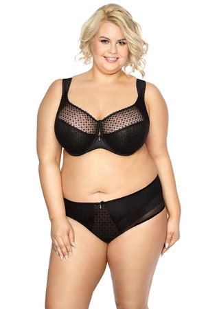 Gaia 874M Samira Maxi Biustonosz miękki, czarny