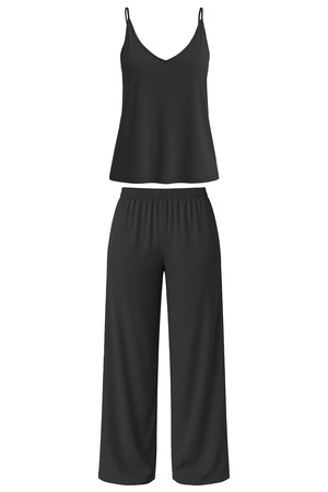 Vivisence 2046 Nocna komplet top + spodnie, czarny