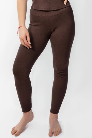 Dkaren Bayo-Kpl Komplet legginsy + bluzka, czekolada