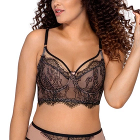 Ava 2008 Jardin Biustonosz półgorset, black