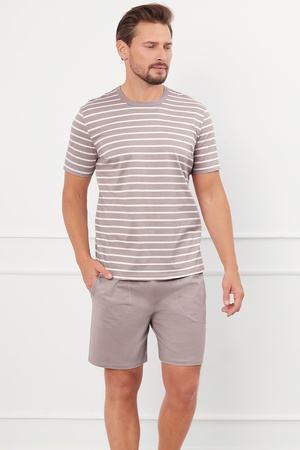 Italian Fashion Bert kr.r. kr.sp. Nocna pi�ama, cappuccino