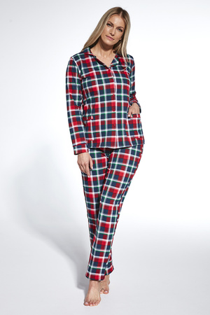 Cornette DR Roxy 482/369 Nocna pi�ama, czerwony/krata