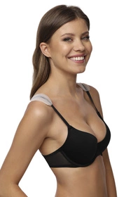 Vivisence 8001 Akcesoria do biustonosza podkładki pod ramiączka, transparent