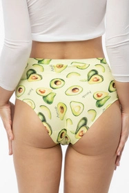 Julimex Simple Maxi Majtki wysokie figi, avocado