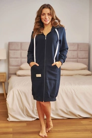 Doctor Nap SMZ.4136 Nocna szlafrok, black