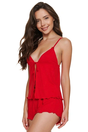 Doctor Nap PW.7535 Nocna piżama, red allure