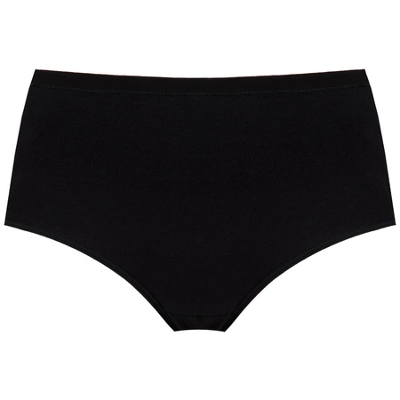 Italian Fashion Ibiza maxi Majtki wysokie figi, czarny