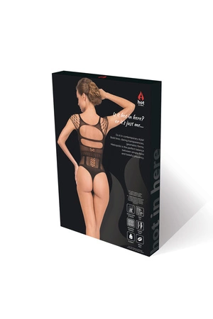Hot in Here Metropolis Body sexy, czarny