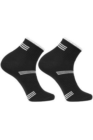 Moraj CSM200-071 Skarpety za kostk�, patt 2-black
