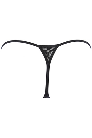 Axami V-10479 Nocna komplet koszulka + stringi, czarny