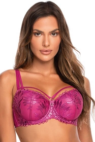 Axami V-10261 Biustonosz push-up, fuksja