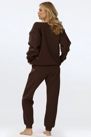 Dkaren Rehema-Kpl Komplet bluza+spodnie, czekolada