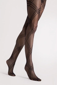 Fiore Tess 30 DEN G6124 Wyrób pończoszniczy rajstopy, black