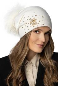 Vivisence 7079 Nakrycie głowy czapka, ecru