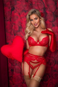 Axami V-10721 Biustonosz miękki, czerwony