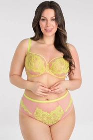 Gorsenia K861 Summer Time Biustonosz miękki, limonkowy