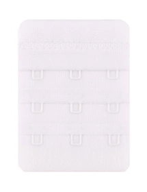 Julimex BA-03 3-rzędowy Akcesoria do biustonosza przedłużacz obwodu, biały