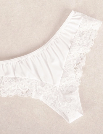 Wol-Bar Diamond 3503 3-pak Majtki szorto-stringi, biały