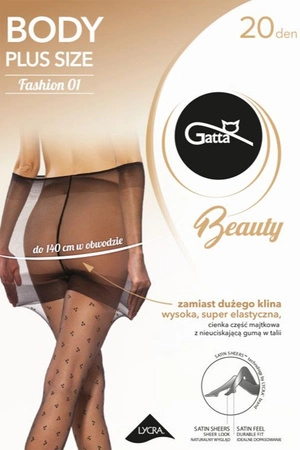 Gatta Body Plus Size 01 Wyrób pończoszniczy rajstopy, nero