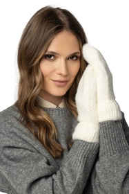 Vivisence 7097Kmpl Komplet kaptur+rękawiczki, ecru