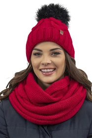 Vivisence 7103 Szalik lub apaszka komin, czerwony