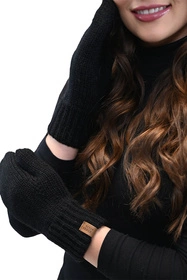 Vivisence 7015 Kmpl+R Komplet czapka+szalik+rękawiczki, czarny