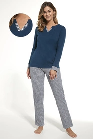 Cornette 731/310 Linda Nocna piżama, morski