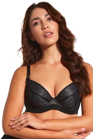 Bella Misteria 43-92 Księżycowy Czar Biustonosz push-up, czarny