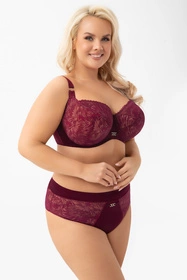 Gorsenia K957 Mila Majtki figi, bordo