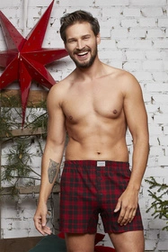 Italian Fashion Zeman Majtki bokserki, druk/czerwony