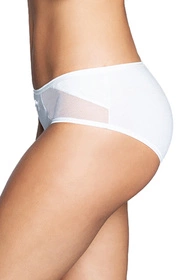 Italian Fashion Rachel maxi Majtki wysokie figi, biały