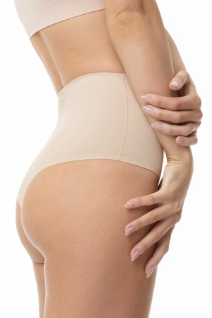 Julimex Amber Brasil Maxi Majtki wysokie brazyliany, beżowy