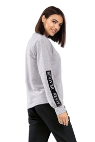 Reviver F5510 Bluza nierozpinana, szary