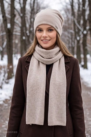 Vivisence 70134 Nakrycie głowy czapka, beżowy