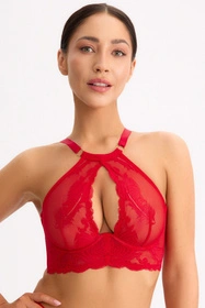 Bella Misteria 51-108 Ognisty Łabędź Biustonosz miękki, czerwony