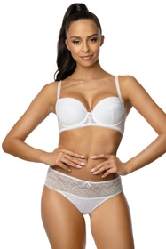 Mat 0199/11 Patrice Biustonosz push-up, biały