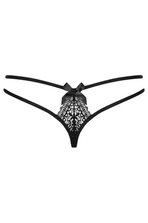 Obsessive Intensa double thong Majtki stringi, czarny