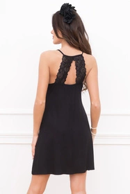 Italian Fashion Inspiracja ws.r. Nocna koszulka, czarny