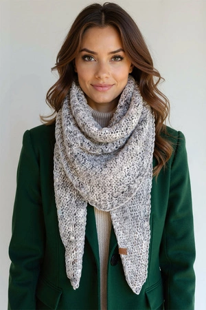 Vivisence 7111 Szalik lub apaszka szalik, szary