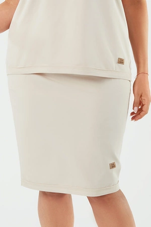 Italian Fashion Stella midi Spódnica dresowa, beż