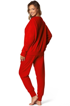 Dkaren DK-K-B7 Komplet bluza+spodnie, czerwony