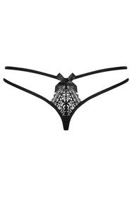 Obsessive Intensa double thong Majtki stringi, czarny