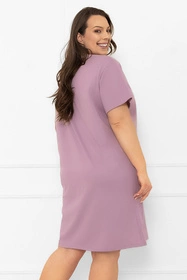 Italian Fashion Ksara kr.r. Nocna koszula, wrzos