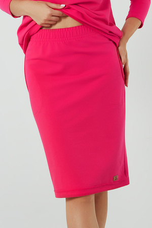 Italian Fashion Stella midi Sp�dnica dresowa, fuksja